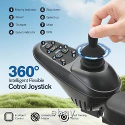 Fauteuil roulant électrique pliable intelligent tout terrain 4 roues scooter de mobilité