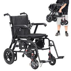 Fauteuil roulant électrique pliable intelligent tout terrain à 4 roues scooter de mobilité