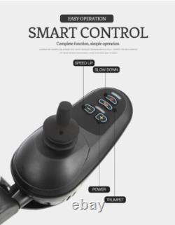 Fauteuil roulant électrique pliable intelligent tout terrain à 4 roues scooter de mobilité