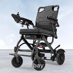 Fauteuil roulant électrique pliable intelligent tout terrain léger de 38 lb pour avion