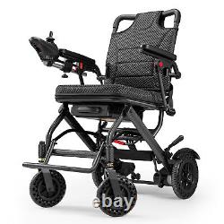 Fauteuil roulant électrique pliable intelligent tout terrain léger de 38 lb pour avion