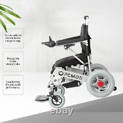 Fauteuil roulant électrique pliable léger à scooter, dispositif d'assistance à la mobilité motorisé