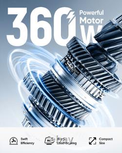 Fauteuil roulant électrique pliable léger de 38 lb, intelligent, tous terrains, 300 lb, FDA