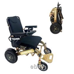 Fauteuil roulant électrique pliable léger de 54 lb intelligent tout terrain de 352 lb