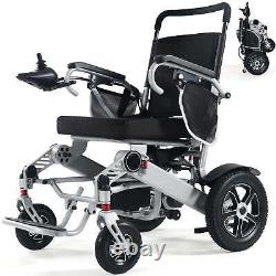 Fauteuil roulant électrique pliable léger, taille compacte, approbation pour le voyage en avion