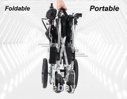 Fauteuil roulant électrique pliable léger tout terrain 4 roues scooter de mobilité