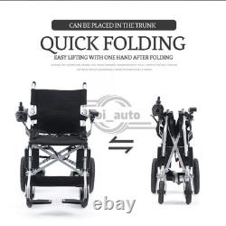 Fauteuil roulant électrique pliable léger tout terrain 4 roues scooter de mobilité
