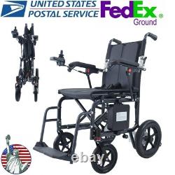 Fauteuil roulant électrique pliable portable léger tout terrain pour les voyages