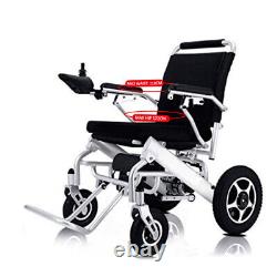 Fauteuil roulant électrique pliable pour adultes, fauteuil roulant électrique tout terrain robuste