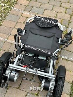 Fauteuil roulant électrique pliable pour voyage senior scooter 12A 10 miles avec double batterie