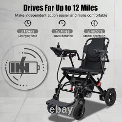 Fauteuil roulant électrique pliable tout terrain 2025 - Scooter de mobilité robuste à puissance élevée