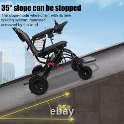 Fauteuil roulant électrique pliable tout terrain 2025 - Scooter de mobilité robuste à puissance élevée