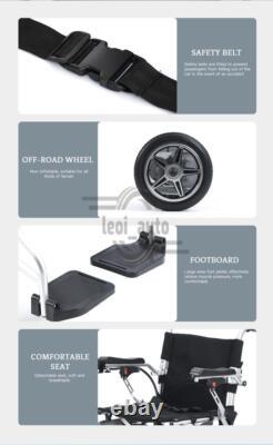 Fauteuil roulant électrique pliable tout terrain 2025 scooter de mobilité robuste