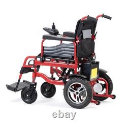 Fauteuil roulant électrique pliable tout terrain à 4 roues scooter de mobilité