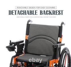 Fauteuil roulant électrique pliant 500W, scooter électrique tout terrain robuste