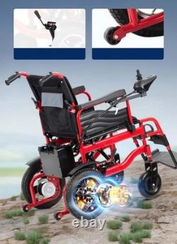Fauteuil roulant électrique pliant, fauteuil roulant motorisé, scooter de mobilité léger pour adultes