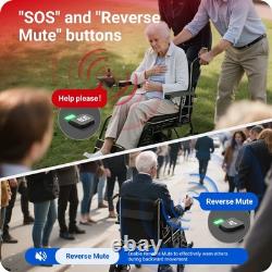 Fauteuil roulant électrique ultra léger de 34 lb, roues motorisées tout terrain, États-Unis