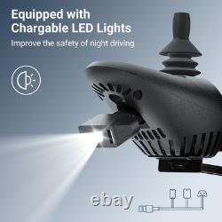 Fauteuil roulant électrique ultra léger de 34 lb, roues motorisées tout terrain, États-Unis