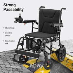 Fauteuil roulant électrique ultra léger de 34 lb, roues motorisées tout terrain, États-Unis