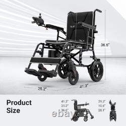 Fauteuil roulant électrique ultra léger de 34 lb, roues motorisées tout terrain, États-Unis