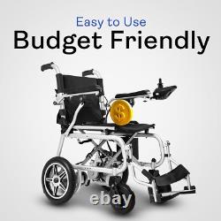 Fauteuils roulants électriques légers et pliables pour seniors, fauteuil roulant de 2x250W