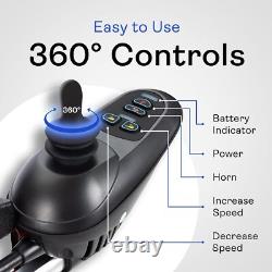 Fauteuils roulants électriques légers et pliables pour seniors, fauteuil roulant de 2x250W