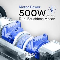 Fauteuils roulants électriques légers et pliables pour seniors, fauteuil roulant de 2x250W