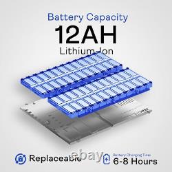 Fauteuils roulants électriques légers et pliables pour seniors, fauteuil roulant de 2x250W