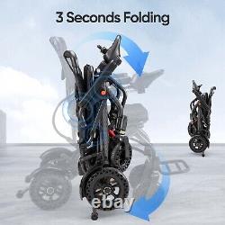 Fauteuils roulants électriques pliables, fauteuil léger intelligent pour tous les terrains