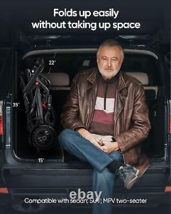 Fauteuils roulants électriques pliables, fauteuil léger intelligent pour tous les terrains