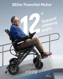 Fauteuils roulants électriques pliables, fauteuil léger intelligent pour tous les terrains