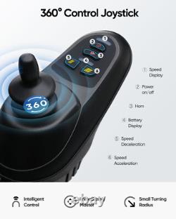 Fauteuils roulants électriques pliables intelligents légers de 38 lbs pour les seniors en avion