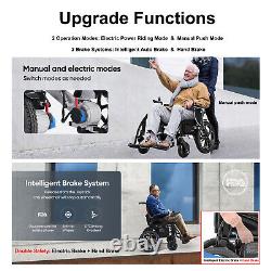 Fauteuils roulants électriques pliants certifiés par la FDA, scooter de mobilité médicale pour la maison et les voyages