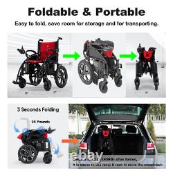 Fauteuils roulants électriques pliants certifiés par la FDA, scooters de mobilité médicale pour voyages à domicile