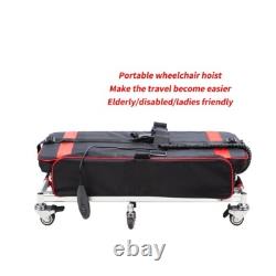 Mini élévateur rechargeable léger. Transfère les fauteuils roulants et scooters dans le coffre.