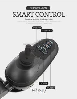 Nouveau fauteuil roulant électrique pliable léger intelligent charge de 264LB tout terrain Nouveau fauteuil roulant électrique pliable léger intelligent charge de 264LB tout terrain