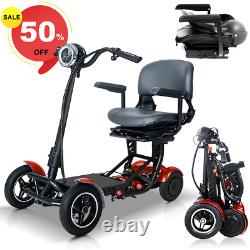 Nouveau scooter de mobilité à 4 roues fauteuil roulant électrique pliant pour adultes seniors