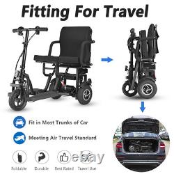 Nouveau scooter de mobilité électrique pliable tout terrain fauteuil roulant électrique