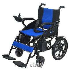 Pliable Léger Électrique De Puissance Smart Fauteuil Roulant Carriers 280 Lb Bleu