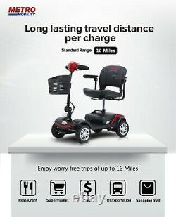 Pliage 4 Roues Electric Power Mobility Scooter Transport Travel Wheel Chair USA