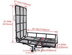 Porte-véhicule pour fauteuil roulant à attelage - Transport de fauteuil roulant électrique et scooter de mobilité