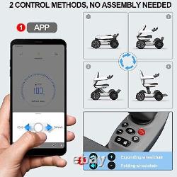 ROBOOTER X40 Fauteuil Roulant Électrique Pliant Automatique Contrôle par Joystick/APP