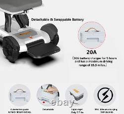 ROBOOTER X40 Fauteuil Roulant Électrique Pliant Automatique Contrôle par Joystick/APP