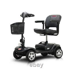 Scooter De Mobilité Pliable Portable Compact 4 Roues Chaise De Roue De Voyage Pour Personnes Âgées