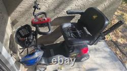 Scooter Électrique 3 Roues Gogo Sport S73 de Pride Mobility Rouge Noir Batterie