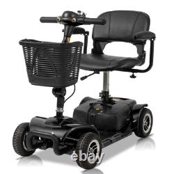 Scooter Électrique Pliable 4 Roues Chaise Roulante Électrique Ajustable Scooter Électrique Pliable 4 Roues Chaise Roulante Électrique Ajustable