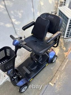 Scooter Électrique Pride Mobility avec Panier et Siège Rembourré