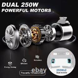 Scooter Électrique Tout Terrain 500W Haute Résistance 18 Pouces Pliant Fauteuil Roulant Électrique