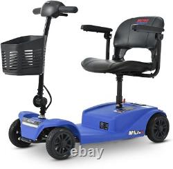 Scooter de Mobilité Électrique pour Adultes Dispositif de Fauteuil Roulant pour Voyage des Personnes Âgées