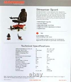 Scooter de mobilité Shoprider Streamer Sport